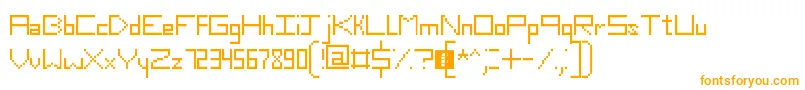 SlimThirteenPixelFonts-fontti – oranssit fontit