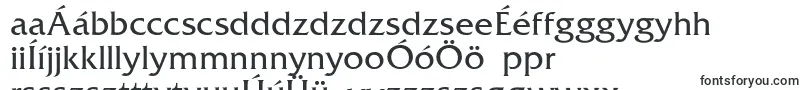Шрифт FrizQuadrataRegular – венгерские шрифты
