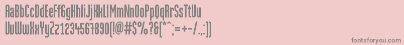 MartenGrotesquec Font – Gray Fonts on Pink Background