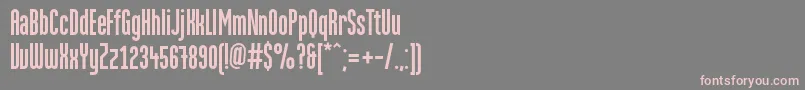 MartenGrotesquec Font – Pink Fonts on Gray Background
