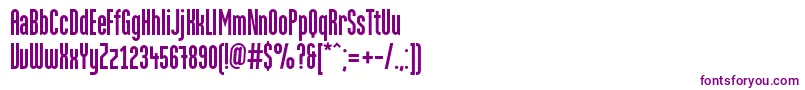 MartenGrotesquec Font – Purple Fonts on White Background