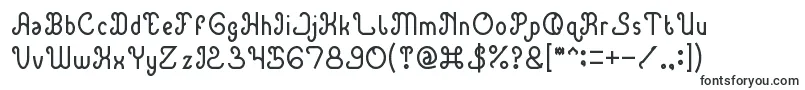 GreenAvocadoThin-fontti – monogrammifontit