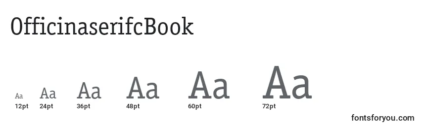 OfficinaserifcBook Font Sizes