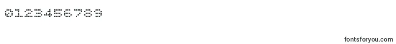 フォントBpdotsunicasesquare – 数字と数値のためのフォント
