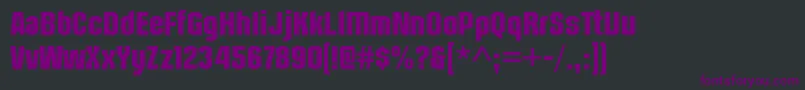 fuente StructiargRegular – Fuentes Moradas Sobre Fondo Negro