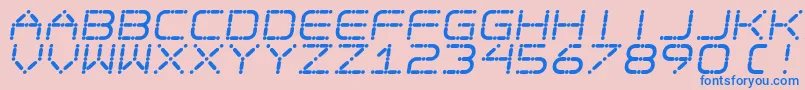 More about Ego Trip Skew Font Ego Trip Skew Font – Blue Fonts on Pink Background