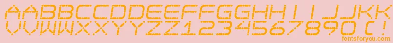 Más sobre la fuente Ego Trip Skew fuente Ego Trip Skew – Fuentes Naranjas Sobre Fondo Rosa