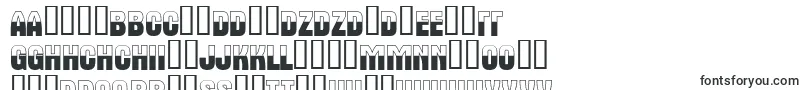 Altern6-Schriftart – slowakische Schriften