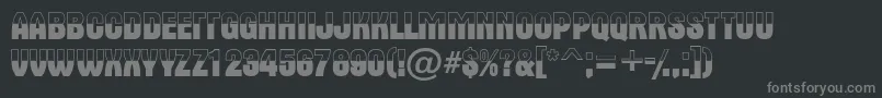 Altern6 Font – Gray Fonts on Black Background