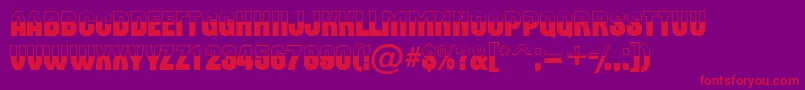 Altern6 Font – Red Fonts on Purple Background