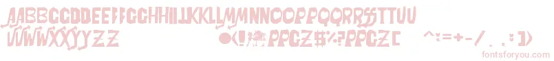PowerpuffZV.400OficialByPkfs Font – Pink Fonts on White Background