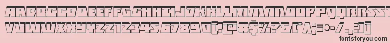 Halfshellheroplatフォントについての詳細 フォントHalfshellheroplat – ピンクの背景に黒い文字