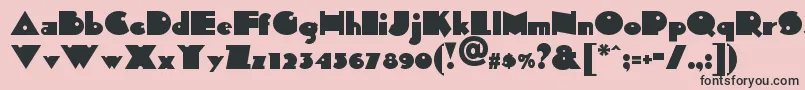 Sidthekidnf Font – Black Fonts on Pink Background