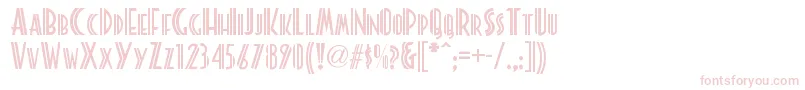 Platonicknf-Schriftart – Rosa Schriften