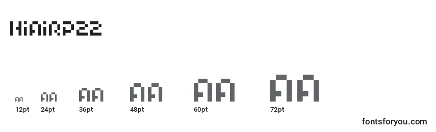 Hiairp22 Font Sizes