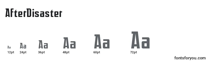 AfterDisaster Font Sizes