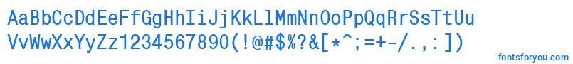 Mncb Font – Blue Fonts