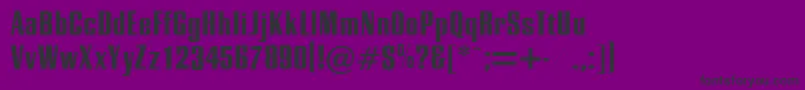 Energetic Font – Black Fonts on Purple Background