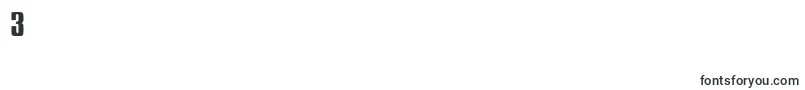 Czcionka Energetic – czcionki cyfry 3