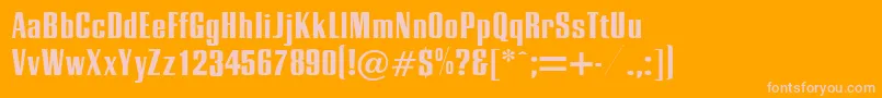 More about Energetic Font Energetic Font – Pink Fonts on Orange Background