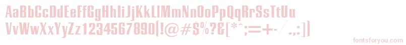 Energetic Font – Pink Fonts on White Background