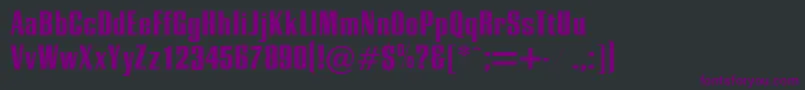 Energetic Font – Purple Fonts on Black Background
