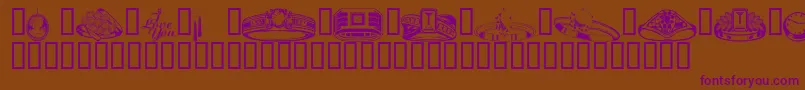 Wmjewelry Font – Purple Fonts on Brown Background