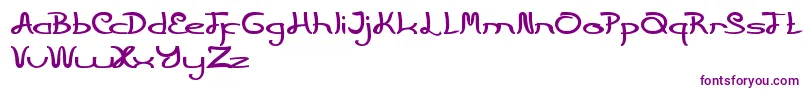 PrimitiveHeart Font – Purple Fonts on White Background