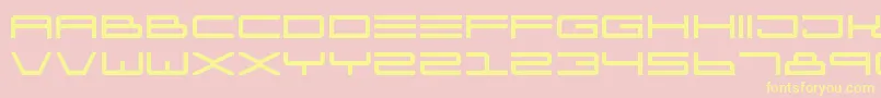 IdesOfJade Font – Yellow Fonts on Pink Background