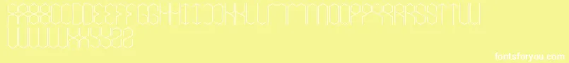 LoisCesarano Font – White Fonts on Yellow Background