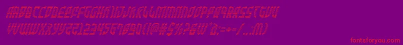 fuente Zoneridergradital – Fuentes Rojas Sobre Fondo Morado