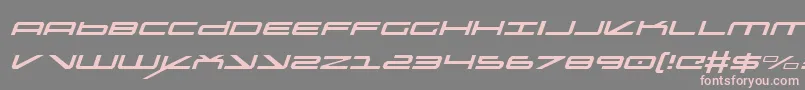 Oramacli Font – Pink Fonts on Gray Background
