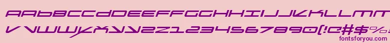 Oramacli Font – Purple Fonts on Pink Background