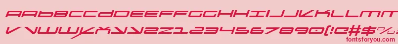 Oramacli Font – Red Fonts on Pink Background