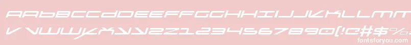 Oramacli Font – White Fonts on Pink Background