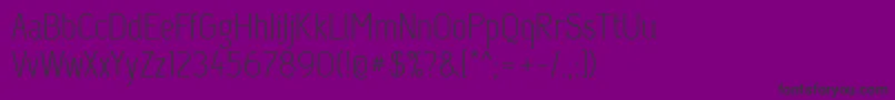 Capsuula Font – Black Fonts on Purple Background