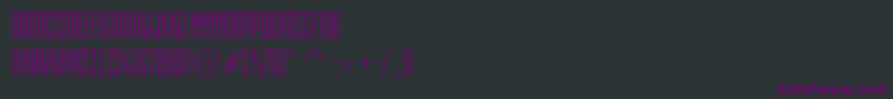 AEmpirialnr Font – Purple Fonts on Black Background