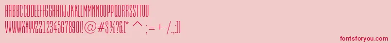 AEmpirialnr Font – Red Fonts on Pink Background