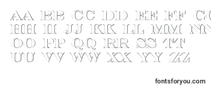 Schriftart SerifertitulshRegular