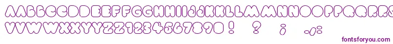 Brightlights Font – Purple Fonts on White Background