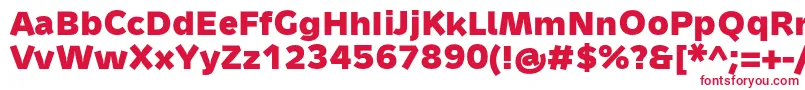 MetronMediumProBold Font – Red Fonts