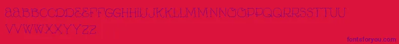 Police VtksCurumin – polices violettes sur fond rouge