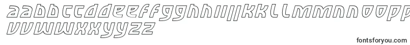 Шрифт SfRetroesqueOutlineItalic – английские шрифты