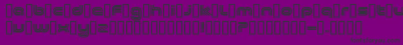 ExcellenceExtended Font – Black Fonts on Purple Background