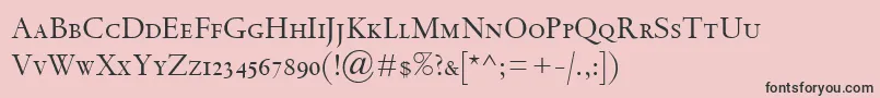 More about SpectrumMtSc Font SpectrumMtSc Font – Black Fonts on Pink Background