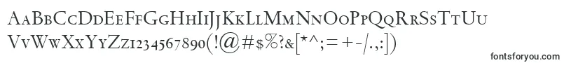 SpectrumMtSc-fontti – Serifeillä varustetut fontit