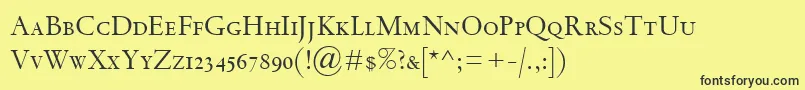 More about SpectrumMtSc Font SpectrumMtSc Font – Black Fonts on Yellow Background