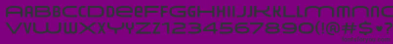 YouniononefyRegularXs Font – Black Fonts on Purple Background