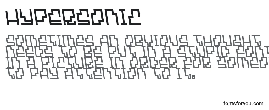 Hypersonic Font