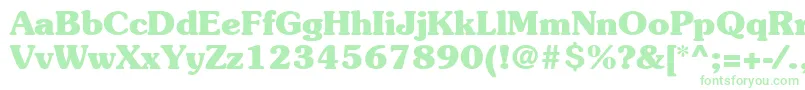 ItcSouvenirLtBold Font – Green Fonts on White Background